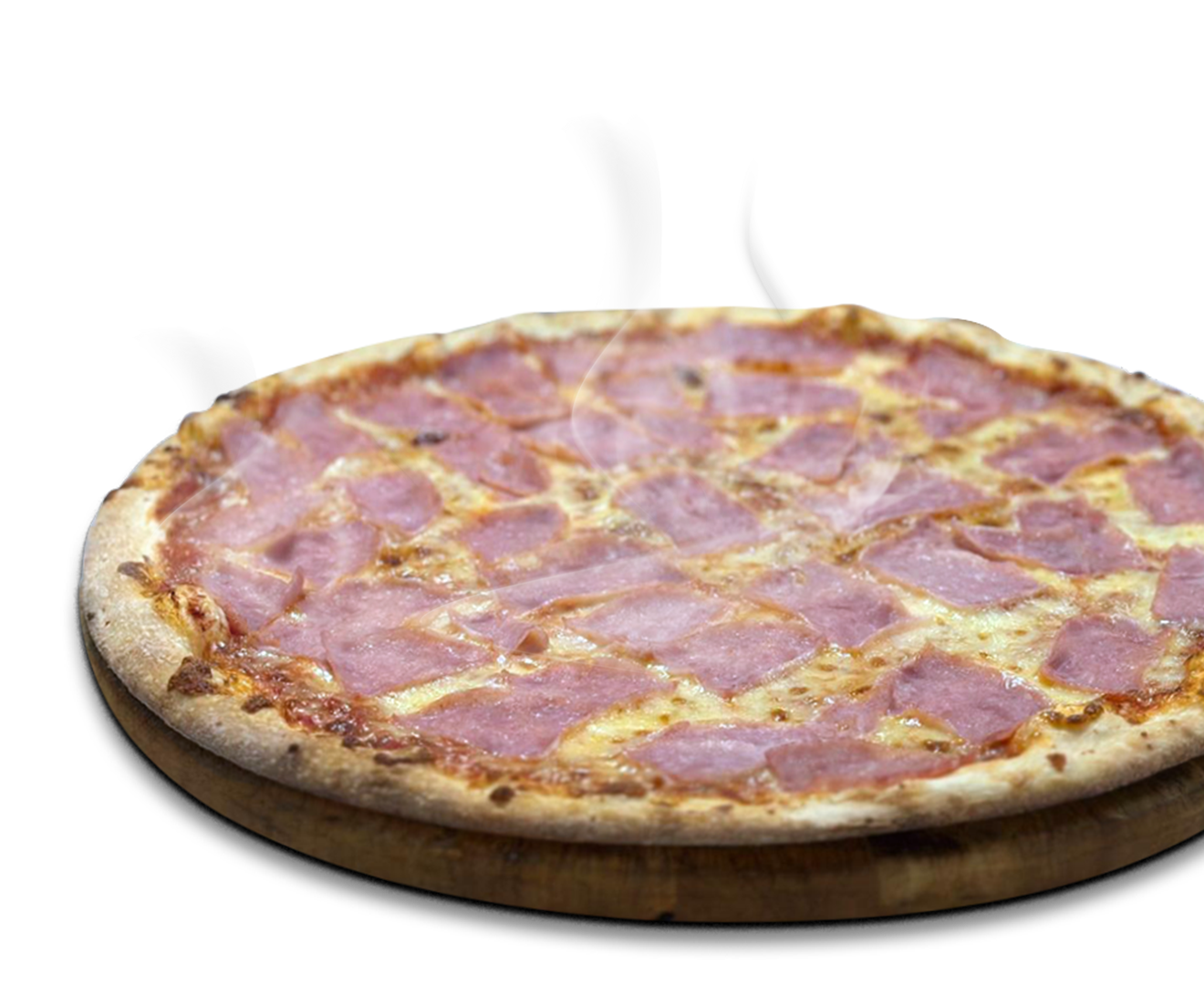 Šunková pizza na rozvoz pizza house, rozvoz po okolí, šunková pizza s kukuřicí
